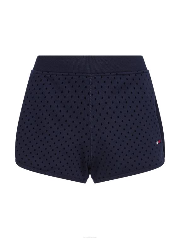 מכנסי ספורט מנוקד NX202442 נקודות שמיים מדבריות Tommy Hilfiger