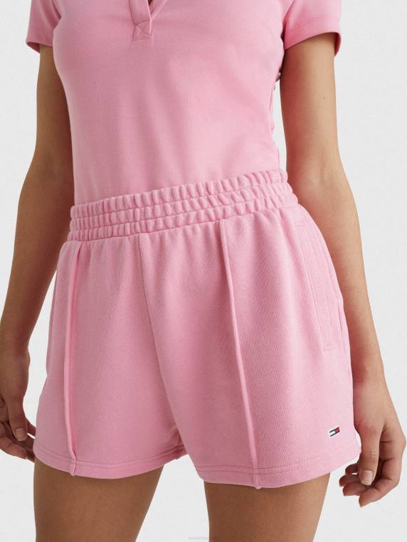 מכנסי כותנה אורגנית חיונית NX202462 ורוד טרי Tommy Hilfiger