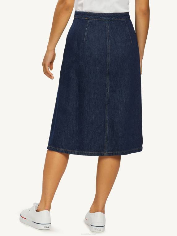 חצאית ג'ינס עד הברך NX202499 מארי Tommy Hilfiger