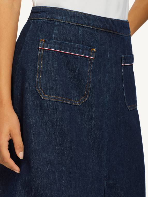 חצאית ג'ינס עד הברך NX202499 מארי Tommy Hilfiger