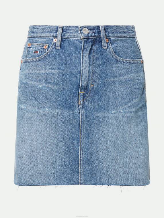 חצאית אמא ג'ינס NX202500 מדיום ג'ינס Tommy Hilfiger