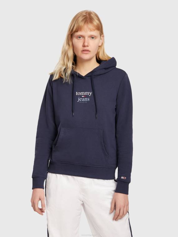 קפוצ'ונים עם לוגו חיוניים NX202507 צי הדמדומים Tommy Hilfiger