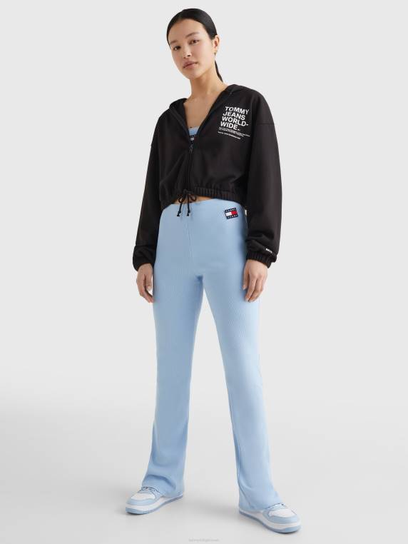 קפוצ'ונים עם רוכסן חתוך לוגו NX202510 שָׁחוֹר Tommy Hilfiger