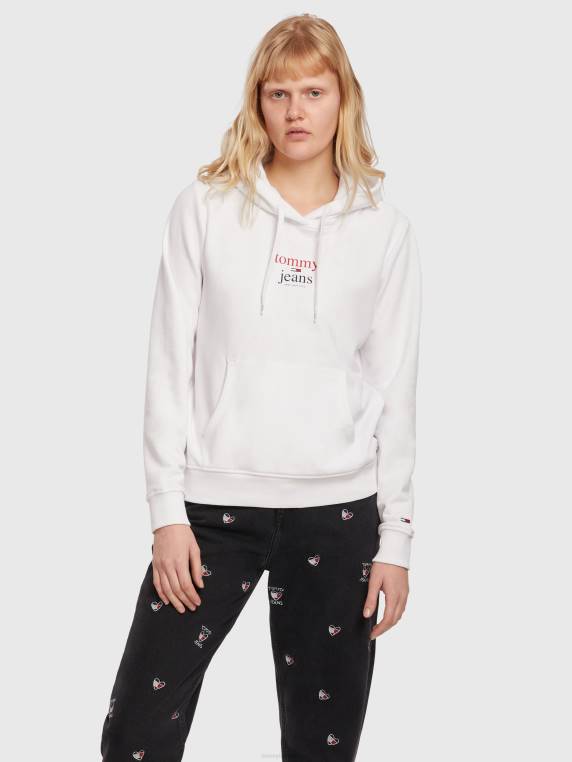 קפוצ'ונים עם לוגו חיוניים NX202517 לבן Tommy Hilfiger