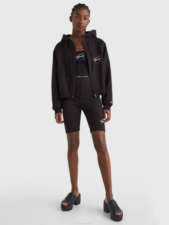 קפוצ'ון רוכסן ייחודי NX202544 שָׁחוֹר Tommy Hilfiger