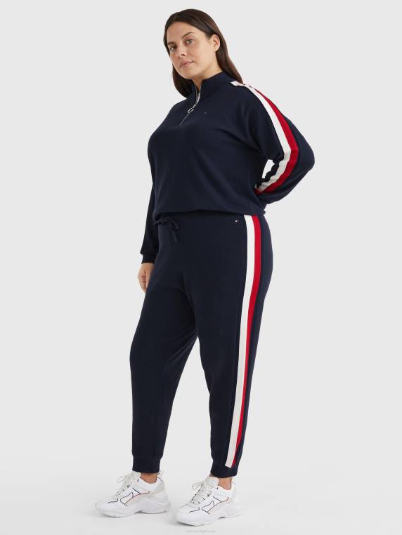 מגשר בהתאמה רגילה עם חצי רוכסן NX202566 שמיים מדבריים Tommy Hilfiger