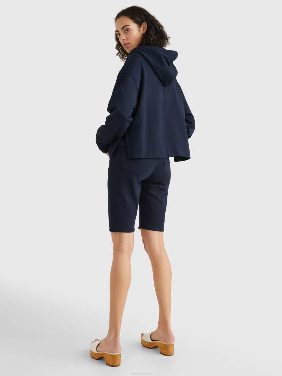 קפוצ'ון לוגו עם סקריפט בכושר נינוח NX202567 שמיים מדבריים Tommy Hilfiger