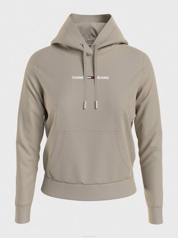קפוצ'ון לוגו ליניארי NX202570 חול סוואנה Tommy Hilfiger