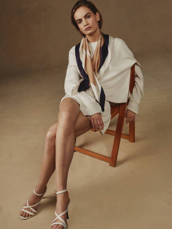 סווטשירט בתערובת קשמיר כותנה הכנה NX202573 דיונת חול מדברית Tommy Hilfiger