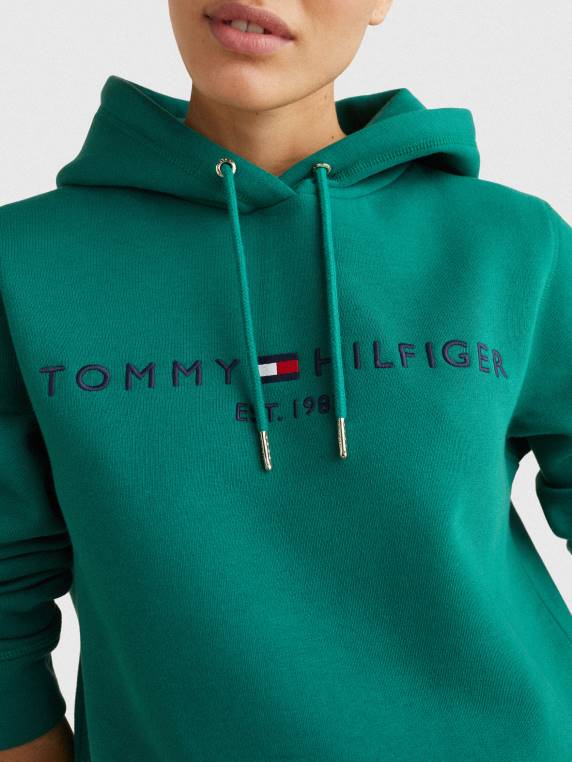 קפוצ'ון חיוני עם שרוך NX202603 אמרלד טרופית Tommy Hilfiger