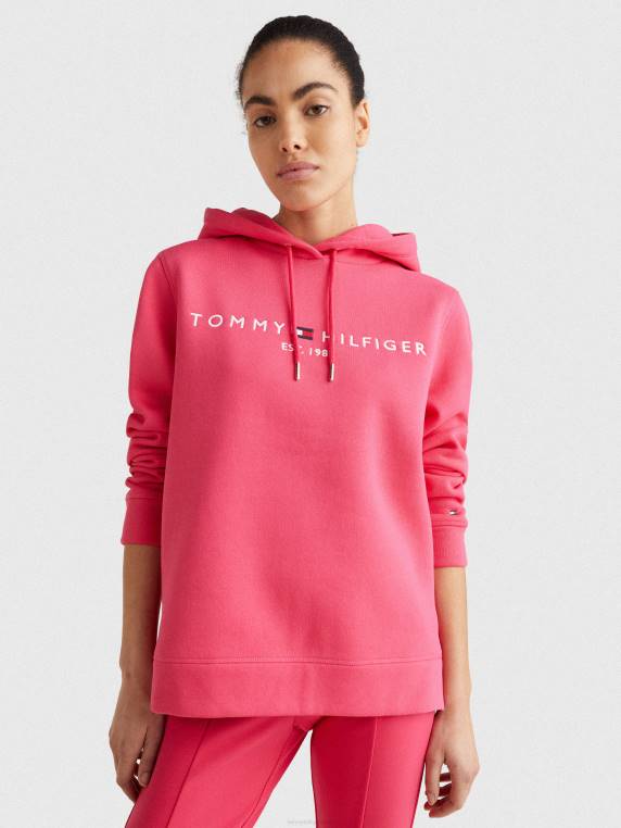 קפוצ'ון חיוני עם שרוך NX202618 פאר ורוד Tommy Hilfiger