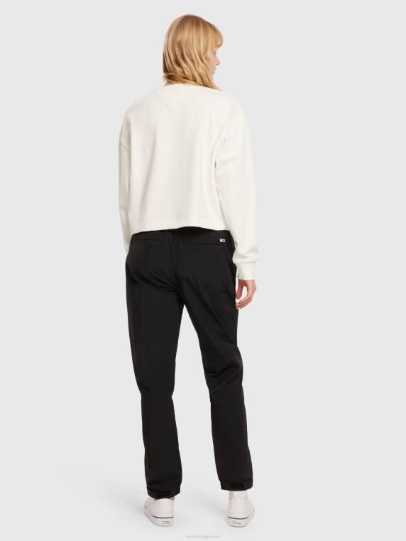 סווטשירט קצוץ לוגו המכללה NX202638 אקרו Tommy Hilfiger