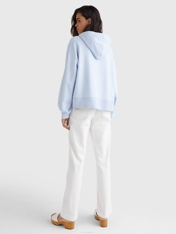 סמלים קפוצ'ונים בהתאמה רגועה NX202647 כחול מבריז Tommy Hilfiger