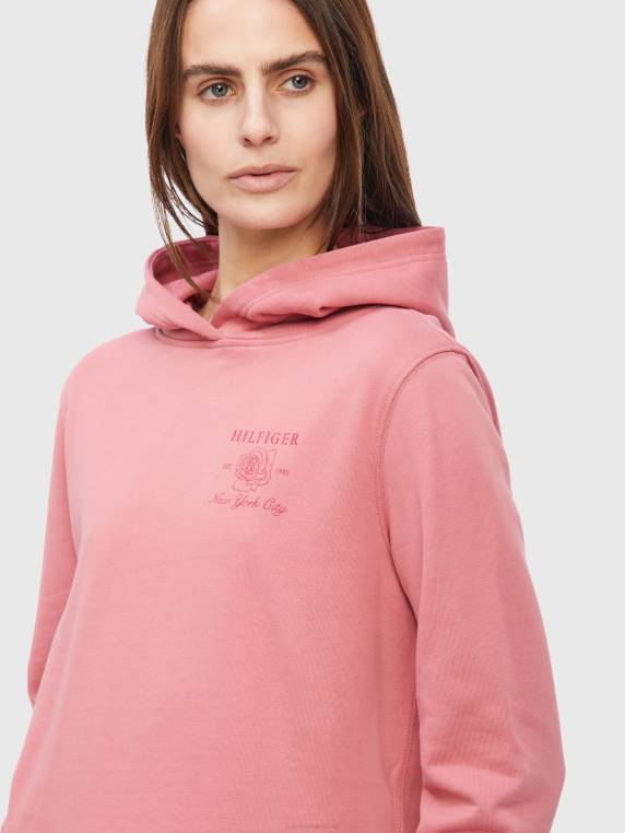 קפוצ'ון ורדים כבד NX202648 ורוד אנגלי Tommy Hilfiger