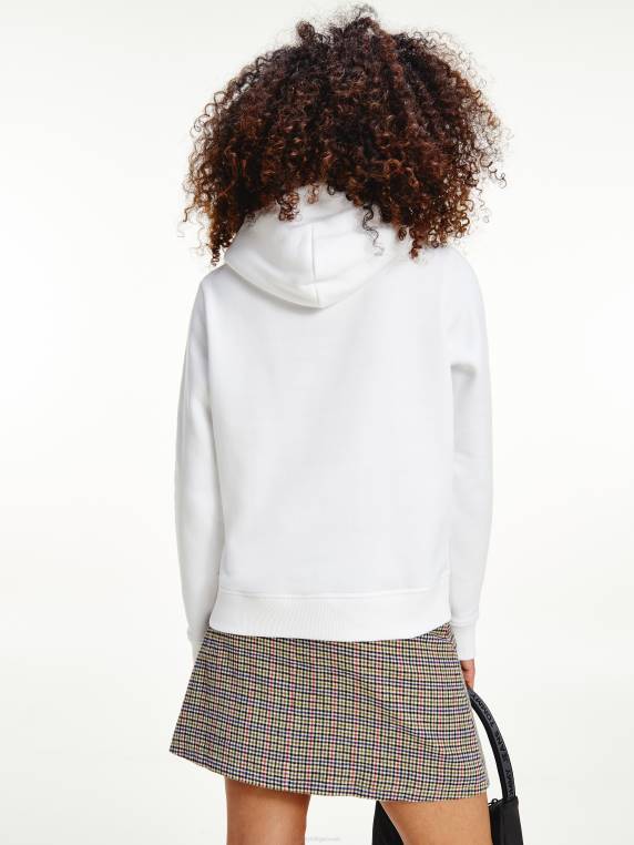 קפוצ'ון רקמת לוגו NX202658 לבן Tommy Hilfiger