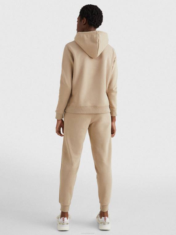 קפוצ'ון רקמת לוגו חתימה NX202666 בז' Tommy Hilfiger