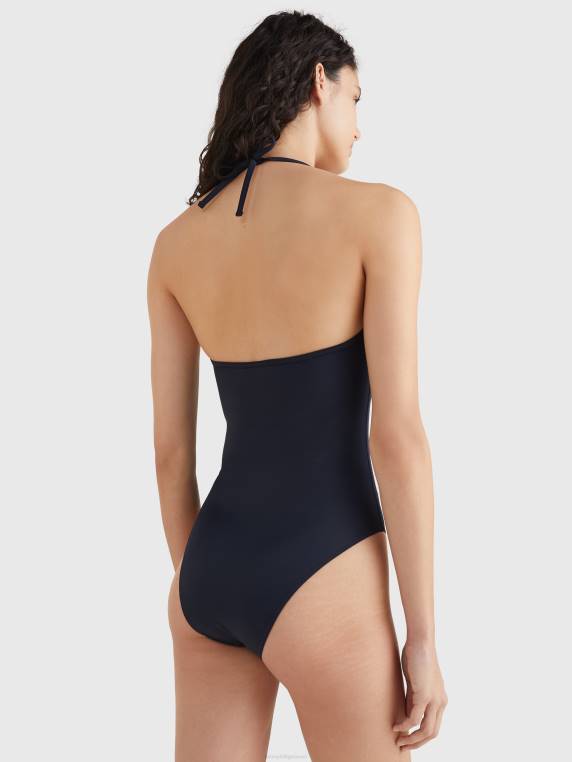 בגד ים בנדו חסום בצבע NX202675 שמיים מדבריים Tommy Hilfiger