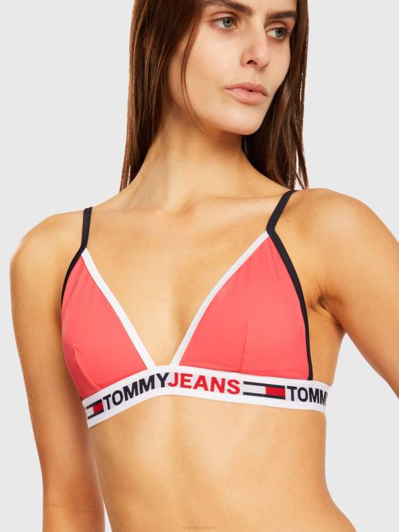 משולש קבוע NX202684 ורוד פרג Tommy Hilfiger