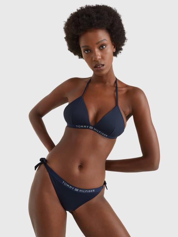 תחתוני ביקיני בכושר חצוף בחגורת לוגו NX202693 שמיים מדבריים Tommy Hilfiger