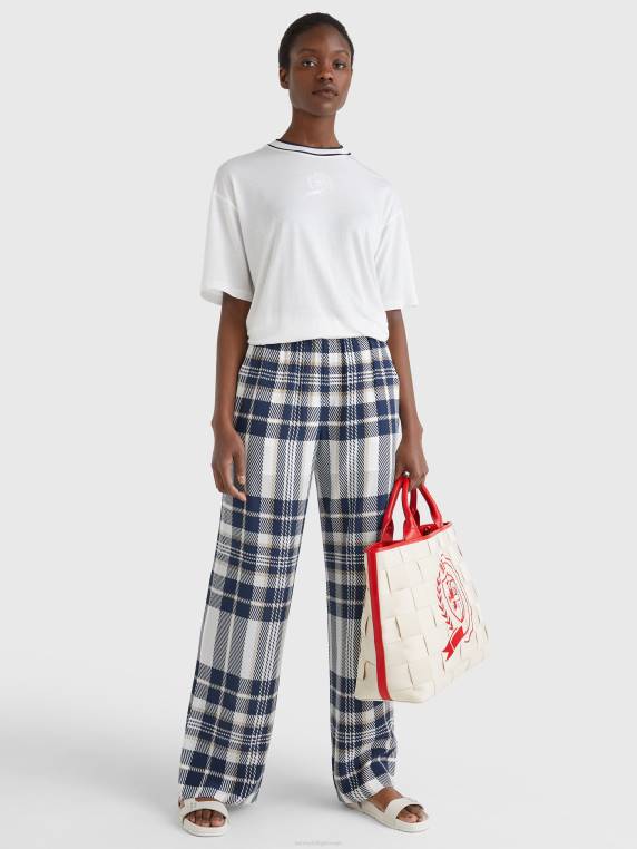 אייקונים חלק עליון רגוע עם חצי שרוול NX202820 אקרו Tommy Hilfiger