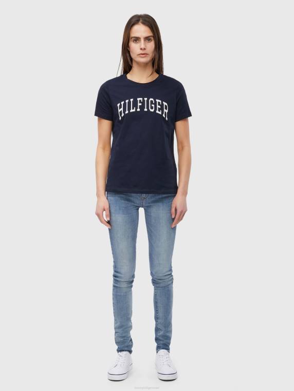 חולצה רגילה עם צווארון NX202835 שמיים מדבריים Tommy Hilfiger