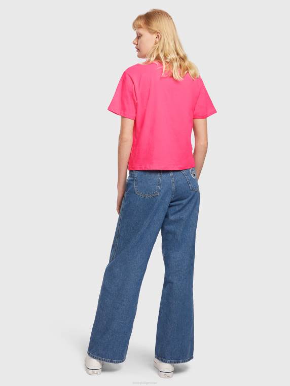 טי לוגו חיוני NX202847 התראה ורודה Tommy Hilfiger