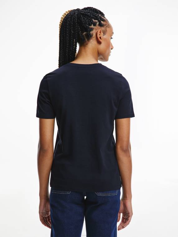 חולצה עם צווארון ציד NX202859 שמיים מדבריים Tommy Hilfiger