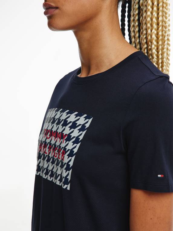 חולצה עם צווארון ציד NX202859 שמיים מדבריים Tommy Hilfiger