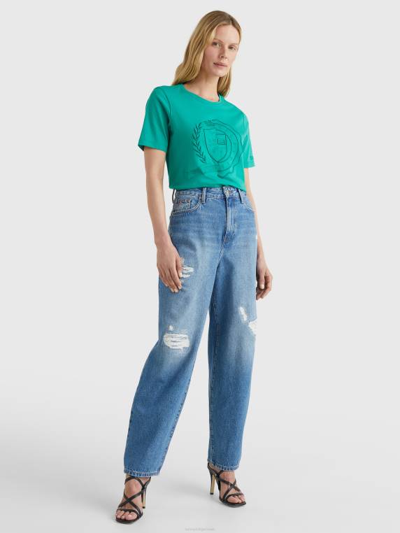 אייקון חולצה NX202867 סמל ירוק Tommy Hilfiger