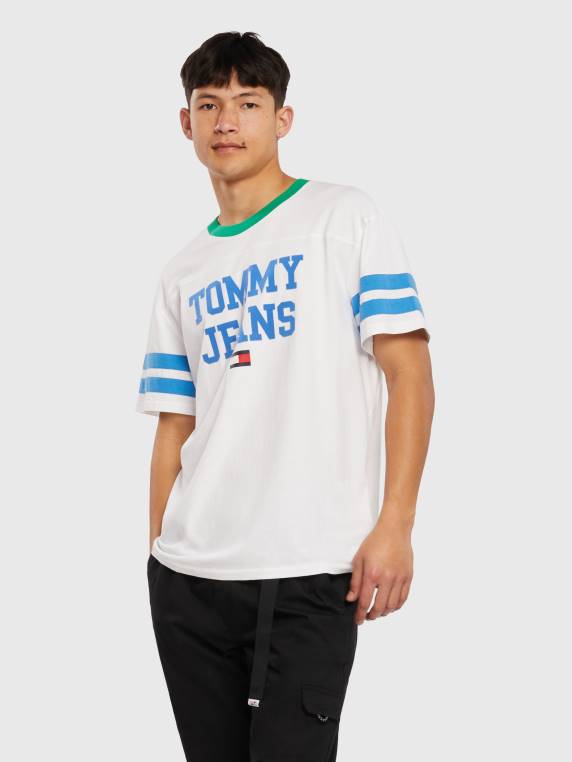 טי רינגר פופ NX202889 לבן Tommy Hilfiger