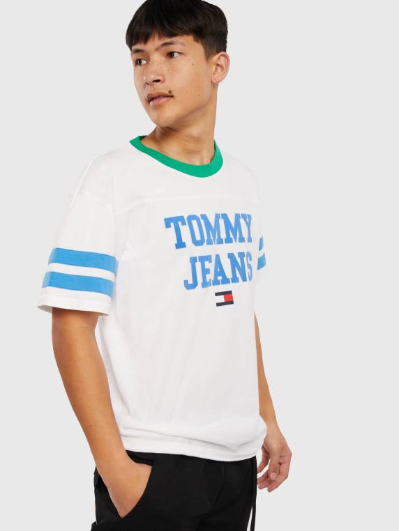 טי רינגר פופ NX202889 לבן Tommy Hilfiger