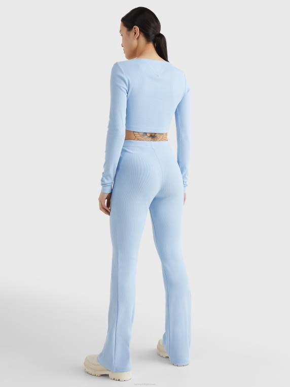 תג קרופ עם שרוול ארוך NX202896 שמיי שמברי Tommy Hilfiger