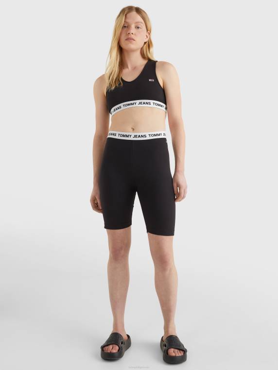 תחתית לוגו ללא שרוולים NX202898 שָׁחוֹר Tommy Hilfiger