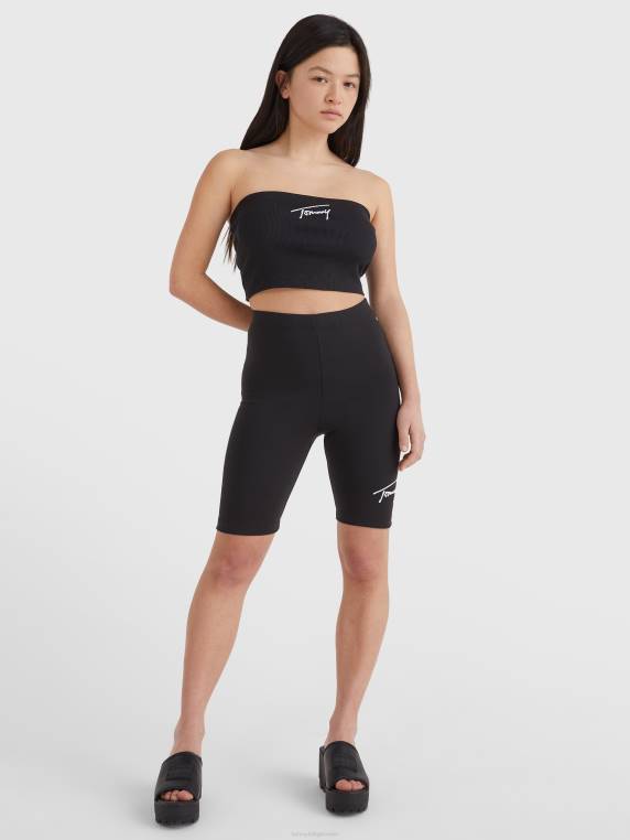 ראש צינור חתוך לוגו חתימה NX202907 שָׁחוֹר Tommy Hilfiger