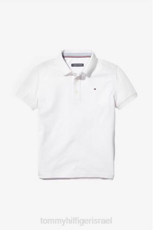 חולצת פולו בסיסית לבנים NX202940 לבן Tommy Hilfiger