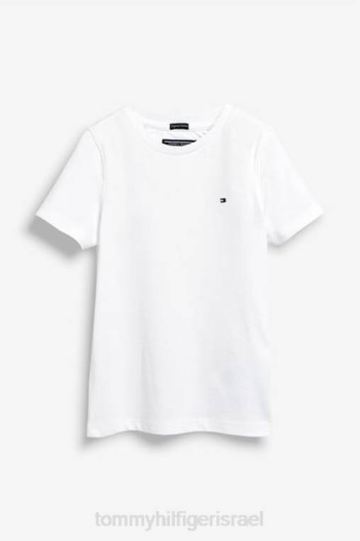 חולצת טריקו בסיסית NX202945 לבן Tommy Hilfiger