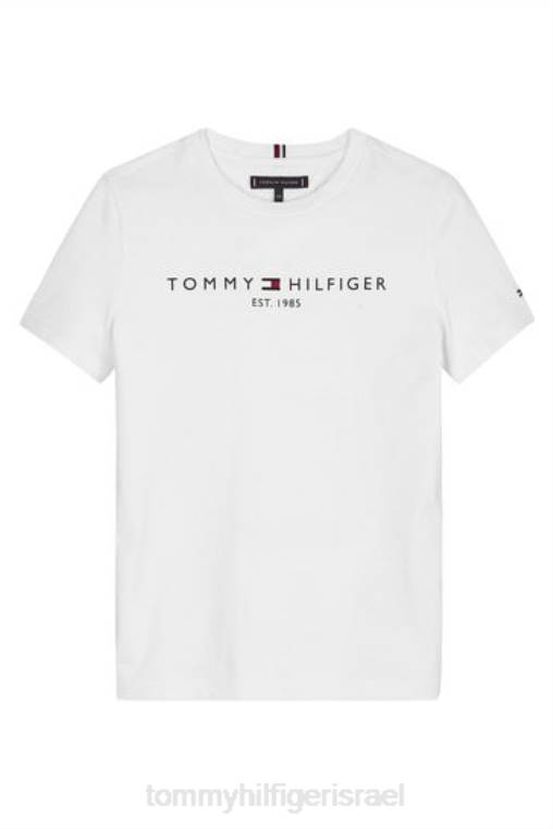 חולצה חיונית NX202946 לבן Tommy Hilfiger