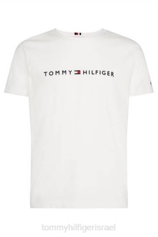 חולצת טריקו עם לוגו NX202947 לבן Tommy Hilfiger