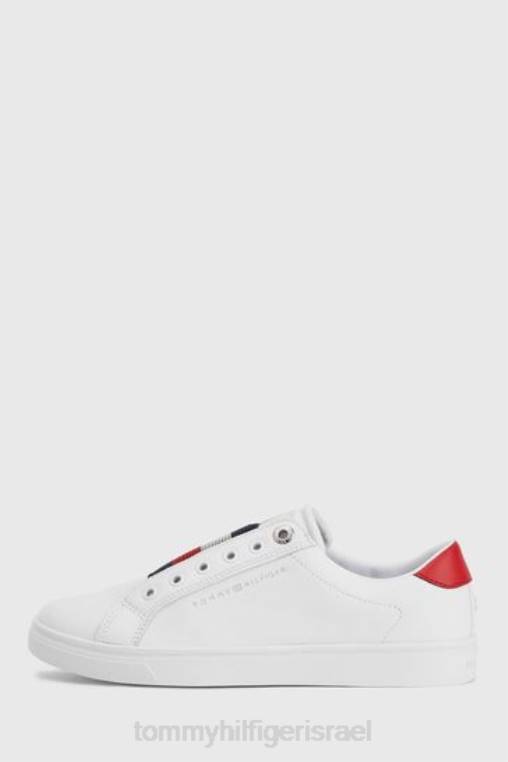 נעלי תלייה אלסטיות NX202963 לבן Tommy Hilfiger