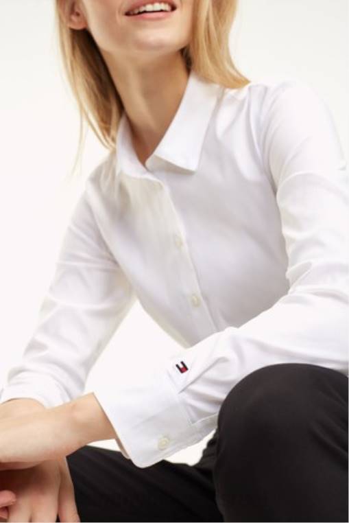 מורשת איימי חולצה דקה NX202973 לבן Tommy Hilfiger