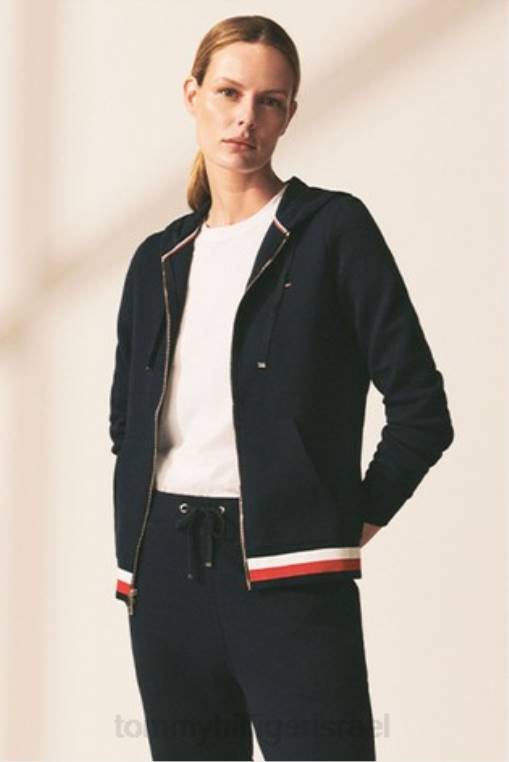 קפוצ'ון רוכסן מורשת NX202999 שָׁחוֹר Tommy Hilfiger