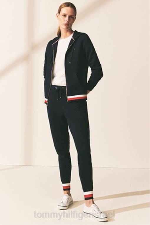 קפוצ'ון רוכסן מורשת NX202999 שָׁחוֹר Tommy Hilfiger