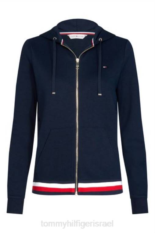 קפוצ'ון רוכסן מורשת NX202999 שָׁחוֹר Tommy Hilfiger