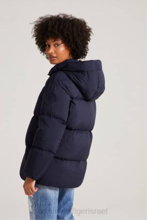 מעיל פוף ניילון NX203000 כְּחוֹל Tommy Hilfiger