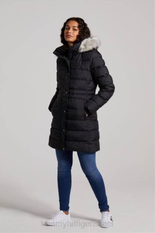 מעיל פוך טיירה NX203003 שָׁחוֹר Tommy Hilfiger