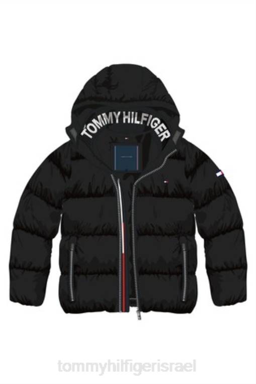 מעיל פוך חיוני NX203006 שָׁחוֹר Tommy Hilfiger