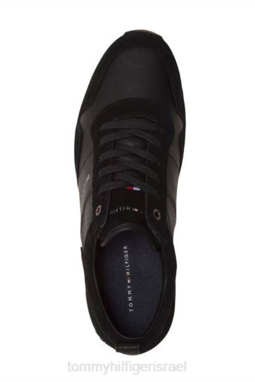 מאמני ראנר איקוניים במדיה מעורבת NX203012 שָׁחוֹר Tommy Hilfiger