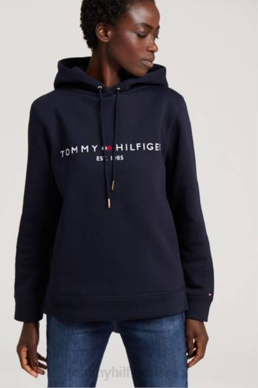 קפוצ'ון לוגו מורשת NX203014 לבן Tommy Hilfiger