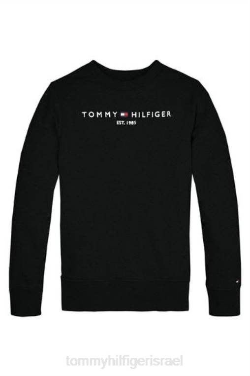 סווטשירט חיוני NX203015 שָׁחוֹר Tommy Hilfiger