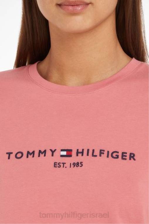 חולצה קצרה NX203028 וָרוֹד Tommy Hilfiger